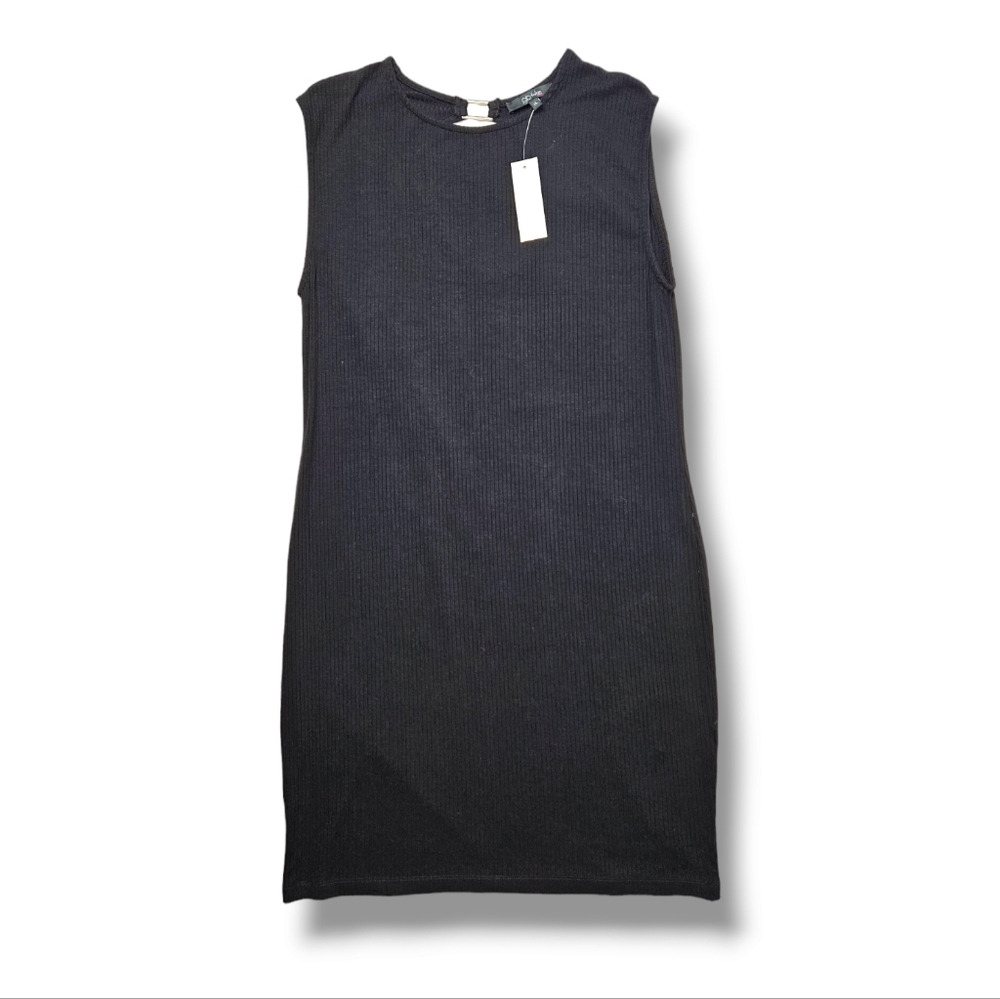 NWT Francesca's GB Black Long and Lean Knit Sweater Vest Tank Sleeveless